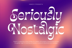 Morgai Retan - Display Psychedelic Font Product Image 9