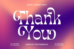 Morgai Retan - Display Psychedelic Font Product Image 20
