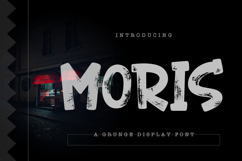 Moris a Grunge Display Font Product Image 1