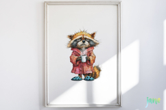 Morning Mood Animal And Coffee Clipart Product Image 5