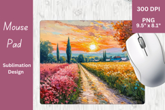 Morning Sublimation PNG for Mouse Pad 3 Product Image 1