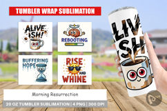 Caffeinated Chaos Quotes Tumbler Product Image 1