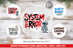 Caffeinated Chaos Wind Spinner Product Image 1