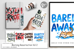 Caffeinated Chaos Quotes Digital Paper Product Image 1