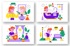 10 Daily Morning Rituals Illustration Product Image 3
