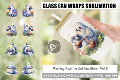 Morning Routine Coffee Glass Can Product Image 1