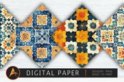 Moroccan Tile Digital Paper Product Image 1