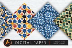 Moroccan Tile Digital Paper Product Image 1