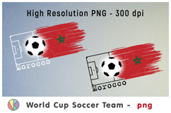 Morocco National Soccer Team Flag. World Cup 2026 Product Image 1
