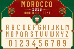 Morocco Puma World Cup 2026 Font Jersey Font Product Image 1