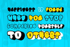 Morp Caps - Chubby Layered Graffiti Font Product Image 3