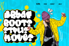 Morp Caps | Chubby 3D Layered Graffiti Webfont for Bold Idea Product Image 5