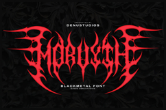 Morvyth | Black Metal Font Product Image 1
