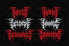 Morvyth | Black Metal Font Product Image 5
