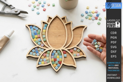 Mosaic Base Laser Cut | DIY Craft Kit Supplies | Mosaic Art Product Image 1