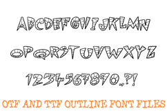 Mosaic Comic Alphabet Font Lettering ABC Cartoon OTF TTF Product Image 2