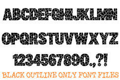 Mosaic Glass Shatter Lettering ABC Font Typeface Alphabet Product Image 2