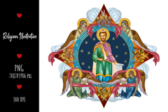 christening, vintage, religious, heaven, communion, faith, sacrament, saviour, epiphany, christian, evangelical, orthodox, greek, art, saint, holy, king, baptism, confirmation, angels, religion, sky, illustration, god, blessing, byzantine