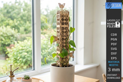 Moss Pole Laser Cut | Plant Trellis | Plant Stake | Garden Product Image 1