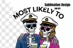 Most Likely Skeleton Booze Png Skeleton Shirts Funny Cruise Product Image 2
