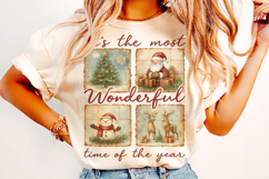 Wonderful Time of The Year PNG, Merry Christmas PNG, Holiday Product Image 2