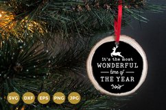 Most wonderful time of the year | Christmas Decoration Product Image 1