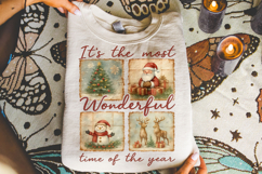 Wonderful Time of The Year PNG, Merry Christmas PNG, Holiday Product Image 3