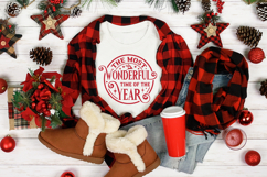 The Most Wonderful Time of the Year SVG Ornament Product Image 5