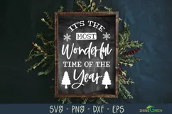 It's the Most Wonderful Time of the Year SVG - Christmas SVG