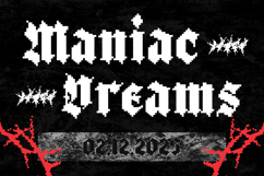 Most Wave - Pixelate Blackletter Game Font Product Image 11