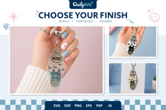 Haunted House Halloween Motel Keychain SVG Product Image 2