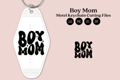 Motel keychain SVG design for mom and daughter, perfect for creating matching DIY keychains using Cricut or Silhouette, featuring a trendy retro key tag style ideal for handmade gifts and small business products.