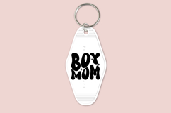 Motel keychain SVG design for mom and daughter, perfect for creating matching DIY keychains using Cricut or Silhouette, featuring a trendy retro key tag style ideal for handmade gifts and small business products.