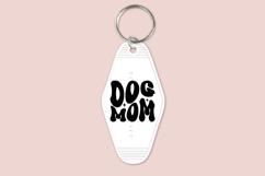 Motel keychain SVG design for mom and daughter, featuring a trendy retro key tag style for creating matching keychains using Cricut or Silhouette, suitable for craft projects and creative use.