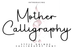 Mother Calligraphy Product Image 1