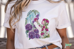 Mother &amp; Child Flowers PNG Sublimation Product Image 3