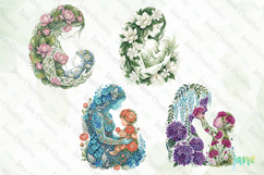 Mother &amp; child Flowers PNG Product Image 1