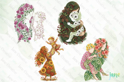 Mother &amp; child Flowers PNG Product Image 1