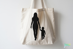 Mother &amp; Child Silhouette SVG PNG Clipart Bundle Product Image 4