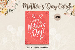 Mother&#039;s Day Card Happy MOM flower Printable Gift Card_35 Product Image 1
