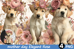 Mother's Day Elegant Rose Crown Pup Product Image 1