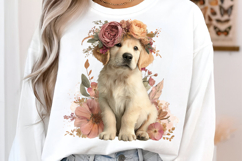 Mother's Day Elegant Rose Crown Pup Product Image 2