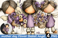 Mother's Day Flower Basket Angel Product Image 1