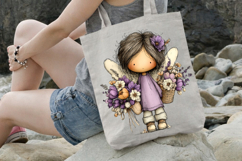 Mother's Day Flower Basket Angel Product Image 3