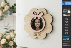Mother's Day Mini Photo Frame Laser Cut | Picture Frames SVG Product Image 1
