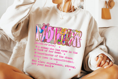 Preppy Mama Png, Floral Mama PNG, Mom PNG, Boho Mama PNG Product Image 2