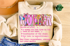 Preppy Mama Png, Floral Mama PNG, Mom PNG, Boho Mama PNG Product Image 3