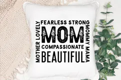Mother lovely fearless strong SVG, Mother's Day SVG Product Image 3