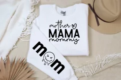 Mother Mama Mommy Sleeve SVG, Motivational SVG Design Product Image 2