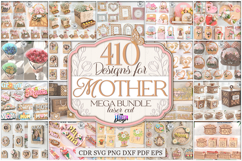 Mother's Day Mega BundleLaser Cut Designs for Gift For Mom Product Image 1